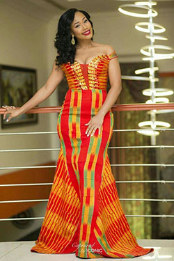 Dam hot ideas for kente styles, African wax prints: African Dresses,  Aso ebi,  Kente cloth,  Ankara Dresses  