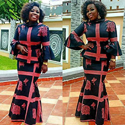 Funeral slit and kaba, African Dress: African Dresses,  Kente cloth,  Kaba Styles  