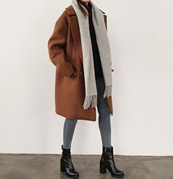 Stunning choice for coat outfits, Winter clothing: winter outfits,  Polo neck,  Street Style,  Casual Outfits  