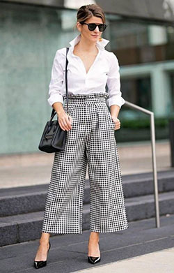 Culottes Outfit Ideas, Jean jacket, Slim-fit pants: Suit jacket,  Culottes Outfit  
