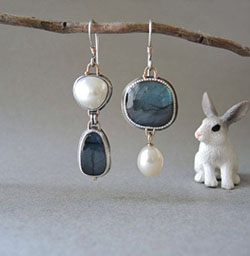Asymmetrical Earrings Ideas, Jewelry design, Sterling silver: Costume jewelry,  Earrings,  Fashion accessory,  Jewelry design  