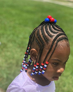 Braid hairlstyels for children, Box braids: Hairstyle Ideas,  Box braids,  French braid,  Black hair,  Box Braids Hairstyle  