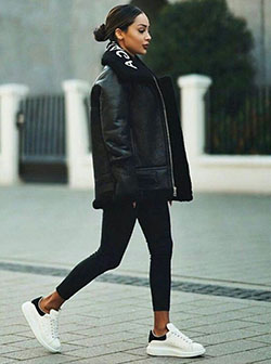 More options for uni outfits winter, Winter clothing: winter outfits,  Flight jacket,  Street Style,  Street Outfit Ideas  