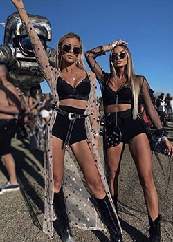 Where to see festival inspo, Music festival: Coachella Outfits,  Lollapalooza Chicago,  Stagecoach Festival,  Country Thunder  