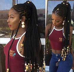 View these fulani braids, Artificial hair integrations: Hairstyle Ideas,  Crochet braids,  Box braids,  Braids Hairstyles,  Fula people,  Black hair  