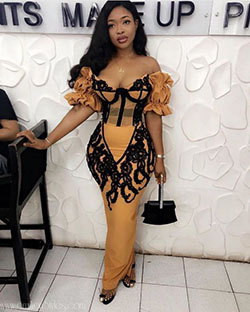 Great ideas for Aso ebi, African wax prints: Evening gown,  African Dresses,  Aso ebi,  Aso Ebi Dresses  