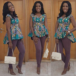 Linda ikeji and ankara style: Linda Ikeji,  Roora Dresses  