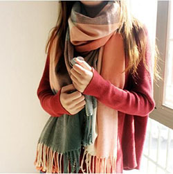 Dresses With Scarves, flea market apps, Cashmere wool: Cashmere wool,  Scarves Outfits  