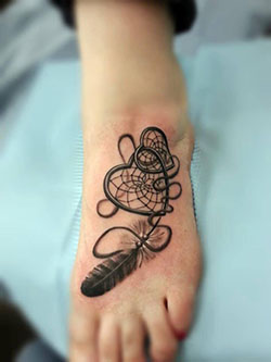 Heart dream catcher tattoo, Tattoo ink: Sleeve tattoo,  Tattoo Ideas  