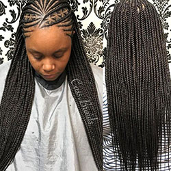 Find out more on cornrow style, Long hair: Long hair,  Braids Hairstyles,  Black hair  