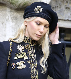 Military Jacket Style, Coco Chanel, Fashion accessory: Fashion accessory,  Military Jacket Outfits  