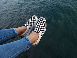 Checkered slip on vans outfits: vans outfits  