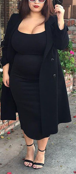 Little black dress, Fashion To Figure: Plus size outfit  