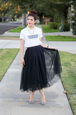 Dazzling ideas for style tulle skirt, Pencil skirt: Cocktail Dresses,  Pencil skirt,  Casual Outfits,  Midi Skirt Outfit  