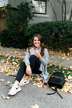 Outfits To Wear With Sneakers, Michael Kors Backpack, Silence + Noise: Sneakers Outfit  