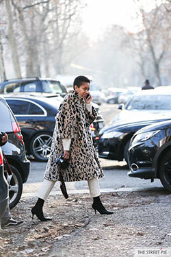 Leopard print coat outfit: Jacket Outfits  