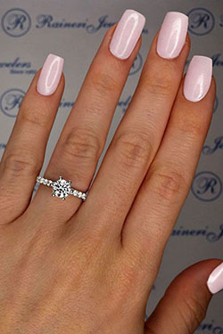 Best deals on engagement rings nails, Engagement ring: Nail art,  Wedding ring,  Engagement ring,  white gold,  Princess cut  