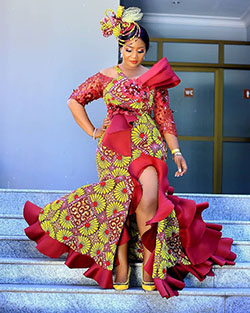 Trendy African Ankara Dress Styles 2020: African Dresses,  Aso ebi,  Kente cloth,  Ankara Dresses,  Casual Outfits  