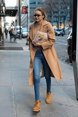 Powerful tips to try gigi hadid coat, Gigi Hadid: Gigi Hadid,  Kate Moss,  Boot Outfits,  Vogue Paris,  Street Style  
