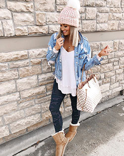Tenue de vacances femme, Casual wear: Casual Outfits,  Uggs Outfits  