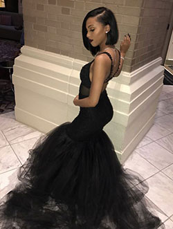 Mermaid prom dress puffy, Evening gown: party outfits,  Evening gown,  Ball gown,  Prom outfits,  Formal wear  