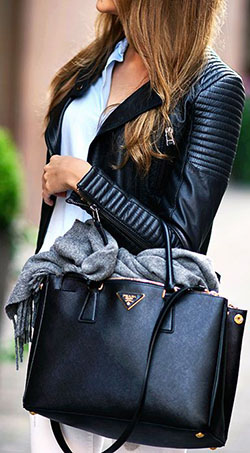 Prada galleria bag look, Capri Holdings: Capri Holdings,  Fashion accessory,  Street Style,  Handbags,  Handbag Ideas  
