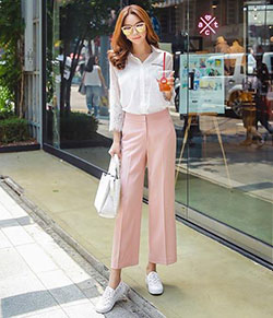 Get fabulous fashion ankle pants fashion, Formal trousers: Crop Pants Outfit  