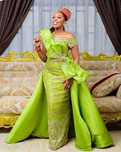 Aso ebi, Wedding dress: Evening gown,  African Dresses,  Ball gown,  Aso ebi,  Ankara Dresses  