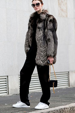 Casual Faux Fur Coats, Fur clothing: Fur clothing,  Pencil skirt,  Fur Coat Outfit,  Furry Coat  