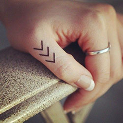 Simple tattoo design on finger: Ring finger,  Temporary Tattoo,  Tattoo Ideas  