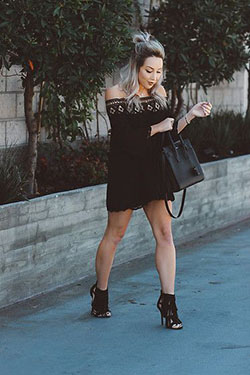 Cute Outfit Ideas For Teenage Girl, Little black dress, Free People: Cute outfits  