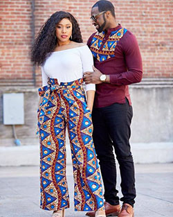 Cute! couples ankara styles, African wax prints: African Dresses,  Aso ebi,  couple outfits,  Linda Ikeji  