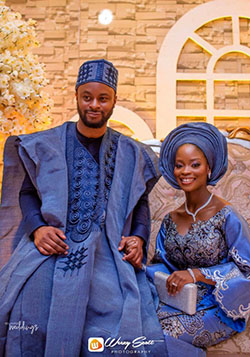 Nigerian Dresses For Nigerian Brides, Aso ebi, Yoruba people: Aso ebi,  White Wedding Dress,  Nigerian Dresses  
