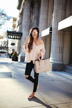 Outfit for hangout with friends: winter outfits,  Casual Outfits,  Handbags,  Handbag Ideas  