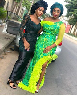 Aso Ebi Styles, African wax prints, Fashion in Nigeria: party outfits,  African Dresses,  Aso ebi,  Hairstyle Ideas,  Aso Ebi Dresses  