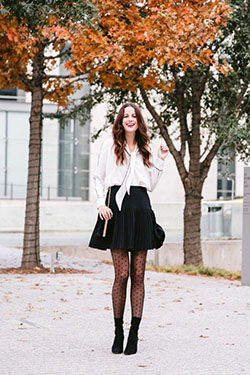 Cute Outfits With Polka Dot Tights, Yves Saint Laurent: Fashion show,  Outfit With Tights  