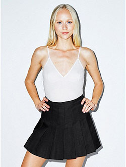 American apparel black tennis skirt: Skirt Outfits  