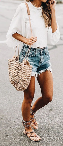 Liked by teens cute vacation outfits, Casual wear: blue jeans outfit,  Resort wear,  Fashion accessory,  Casual Outfits  