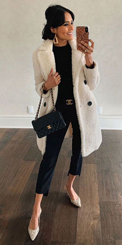 Outfits For Skinny Women, Casual wear, Fur clothing: Fur clothing,  Plus size outfit,  Business casual,  Trench coat,  Casual Outfits,  Skinny Women Outfits  