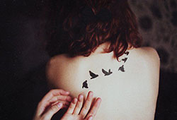 Doves tattoo for women, Lower-back tattoo: Sleeve tattoo,  Tattoo Ideas,  Lower-Back Tattoo  