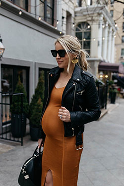 Share more images on Maternity clothing, ZADO Leather Jacket: Cocktail Dresses,  Leather jacket,  Maternity clothing,  Maternity Outfits  