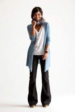 Boot Cut Outfits - Casual Wear: Wide-Leg Jeans,  Casual Friday,  Bootcut Jeans  