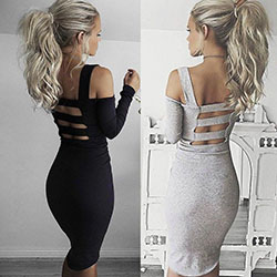 Sexy dresses for winter, Backless dress: party outfits,  Backless dress,  Sleeveless shirt,  winter outfits,  Maxi dress,  Casual Outfits,  Hot Fashion  
