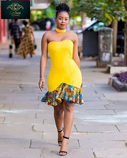 Short modern african dresses: African Dresses,  Kente cloth,  Short Dresses,  Short African Outfits  