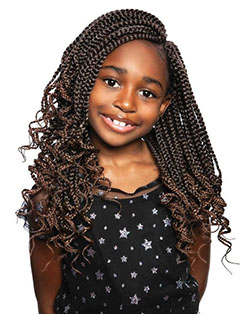 Party ideas for kids crochet braids, Artificial hair integrations: Jheri Curl,  Crochet braids,  Box braids,  Synthetic dreads,  Box Braids Hairstyle,  Kids Braids  