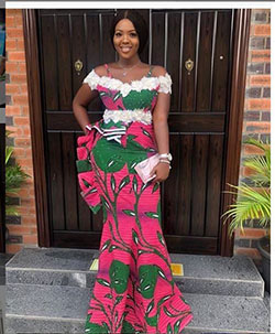 15 Owambe Styles For Ladies October Edition  ThriveNaija  Green prom  dress Evening dresses with sleeves Latest african fashion dresses