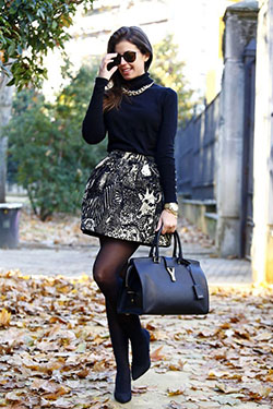 Good-looking wear a turtleneck, Little black dress: winter outfits,  Polo neck,  Casual Outfits,  Tights outfit  