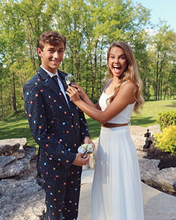 Discover great ideas prom matching outfits, Formal wear: party outfits,  Spaghetti strap,  Sleeveless shirt,  Bridesmaid dress,  couple outfits,  Formal wear,  Prom Suit  