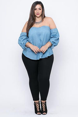 Outfits con pantalon negro para gorditas: Plus size outfit,  Slim-Fit Pants,  Casual Outfits  