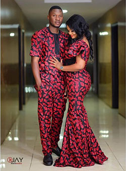 Inspirational outfits for couple kitenge styles, African wax prints: African Dresses,  Aso ebi,  couple outfits  